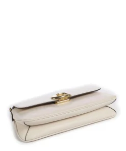 Jet Schultertasche fein genarbtes Rindsleder elfenbein