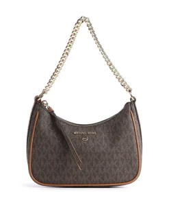 Jet Set Charm Schultertasche Canvas dunkelbraun