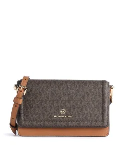 Jet Set Charm Umhängetasche Rindsleder dunkelbraun