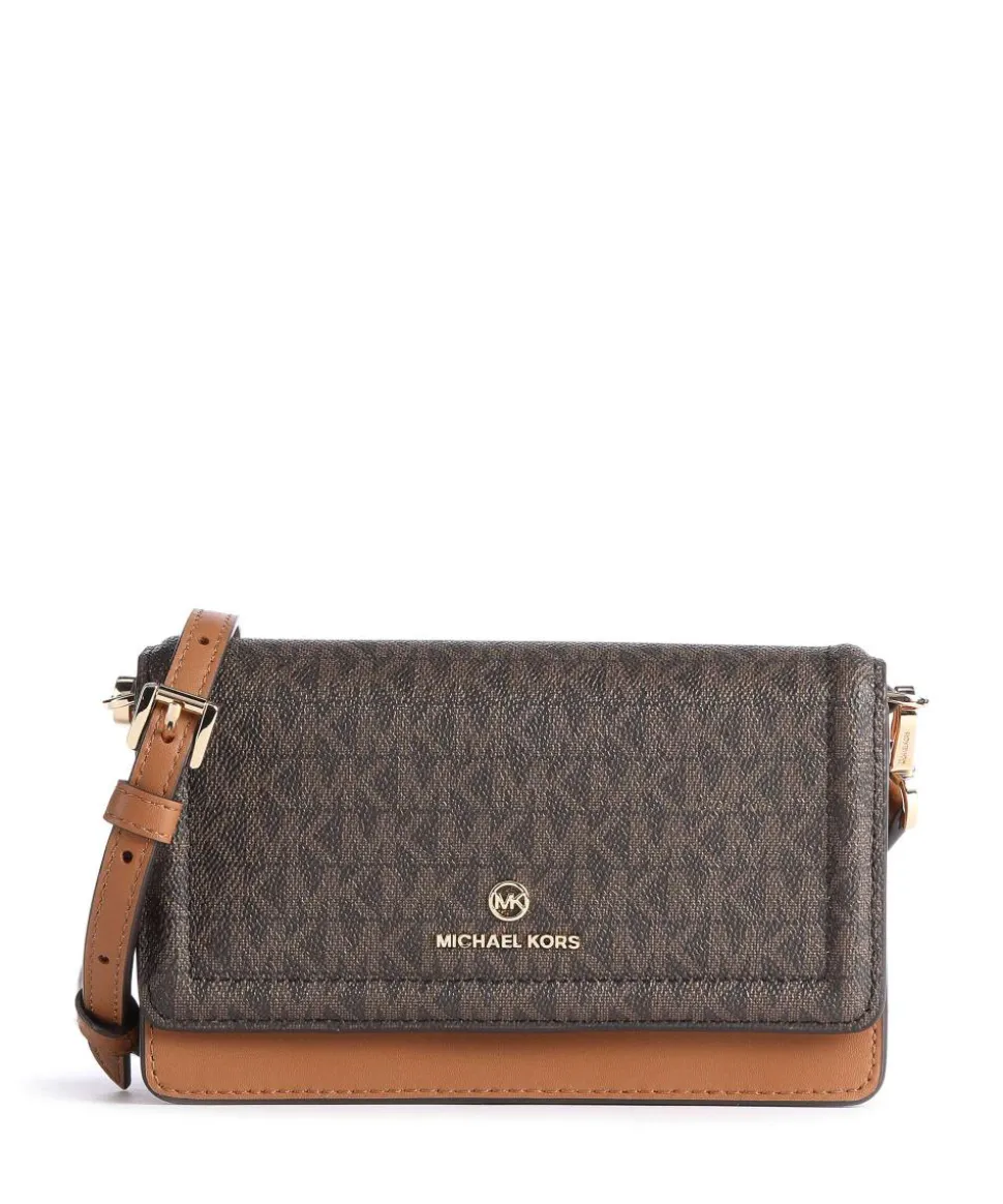 Jet Set Charm Umhängetasche Rindsleder dunkelbraun