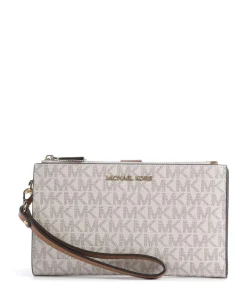 Jet Set Geldbörse Canvas elfenbein