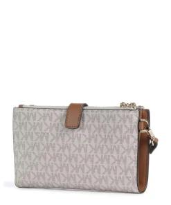 Jet Set Geldbörse Canvas elfenbein