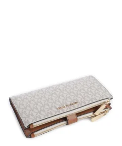 Jet Set Geldbörse Canvas elfenbein