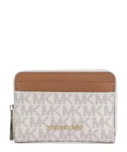 Jet Set Geldbörse Canvas elfenbein