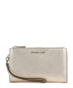 Jet Set Geldbörse genarbtes Rindsleder gold