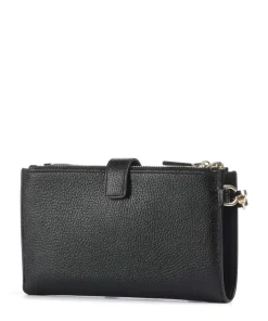Jet Set Geldbörse genarbtes Rindsleder schwarz