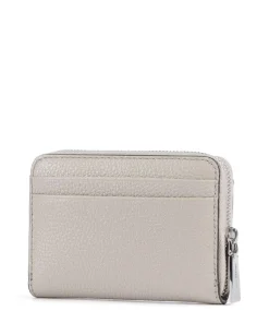 Jet Set Geldbörse genarbtes Leder sand