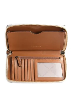 Jet Set Geldbörse Leder creme