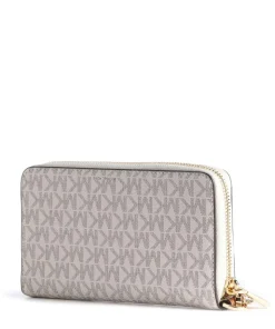 Jet Set Geldbörse Leder creme