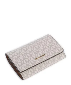 Jet Set Geldbörse Lederimitat creme