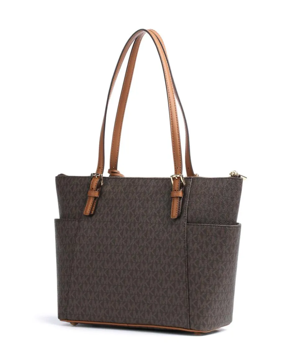 Jet Set Item Shopper Lederimitat dunkelbraun