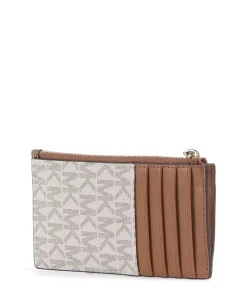 Jet Set Kreditkartenetui Lederimitat creme