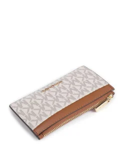 Jet Set Kreditkartenetui Lederimitat creme