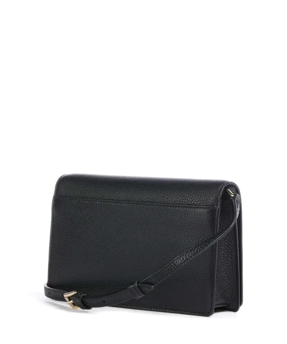 Jet Set Medium Umhängetasche genarbtes Rindsleder schwarz
