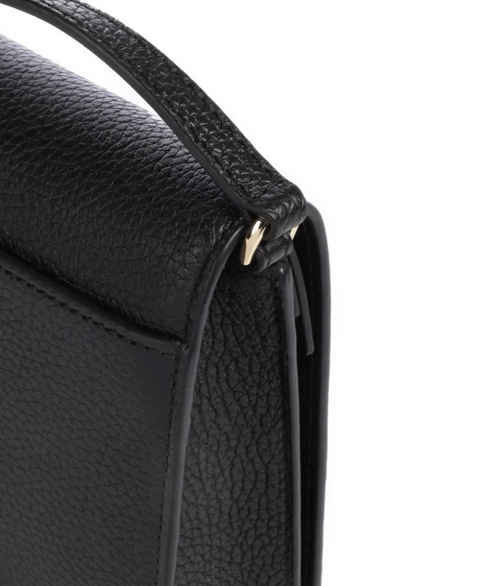Jet Set Medium Umhängetasche genarbtes Rindsleder schwarz