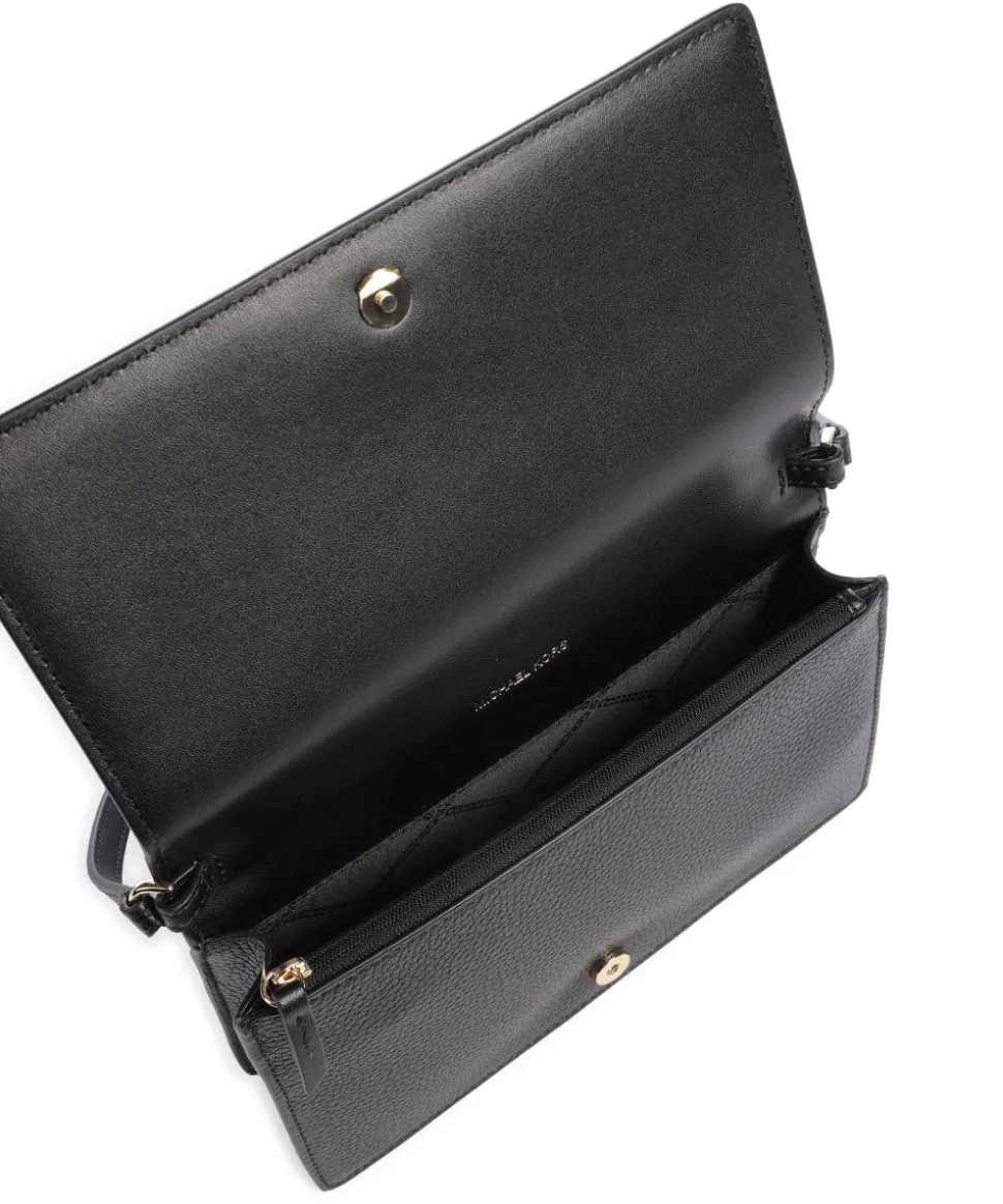 Jet Set Medium Umhängetasche genarbtes Rindsleder schwarz