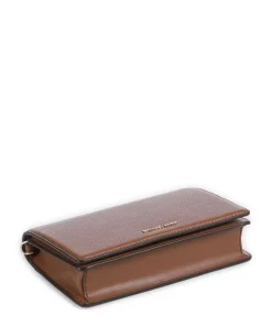 Jet Set Medium Umhängetasche genarbtes Rindsleder braun