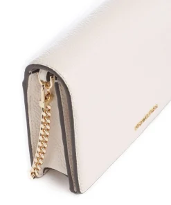 Jet Set Medium Umhängetasche genarbtes Rindsleder elfenbein