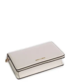 Jet Set Medium Umhängetasche genarbtes Rindsleder elfenbein