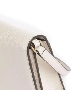 Jet Set Medium Umhängetasche genarbtes Rindsleder creme