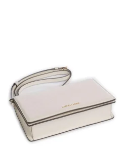 Jet Set Medium Umhängetasche genarbtes Rindsleder creme