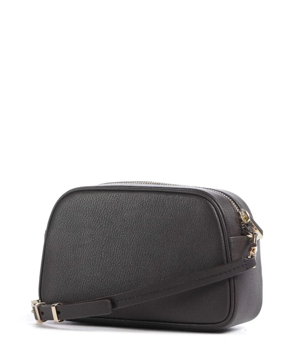 Jet Set Small Umhängetasche genarbtes Rindsleder dunkelbraun