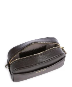 Jet Set Small Umhängetasche genarbtes Rindsleder dunkelbraun