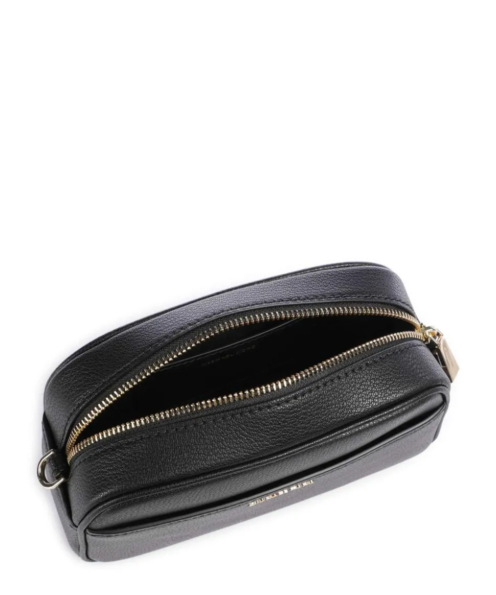 Jet Set Small Umhängetasche genarbtes Rindsleder schwarz
