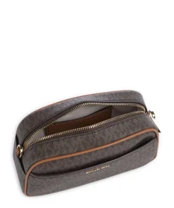 Jet Set Small Umhängetasche Lederimitat dunkelbraun