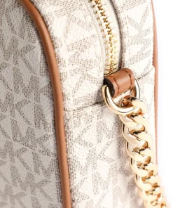 Jet Set Umhängetasche Canvas elfenbein