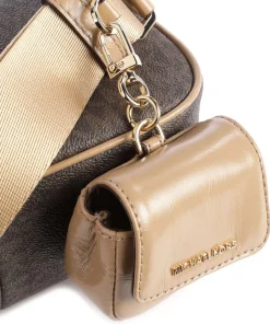 Jet Set Umhängetasche Canvas dunkelbraun