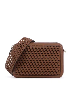 Jet Set Umhängetasche fein genarbtes Rindsleder braun