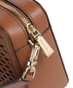 Jet Set Umhängetasche fein genarbtes Rindsleder braun