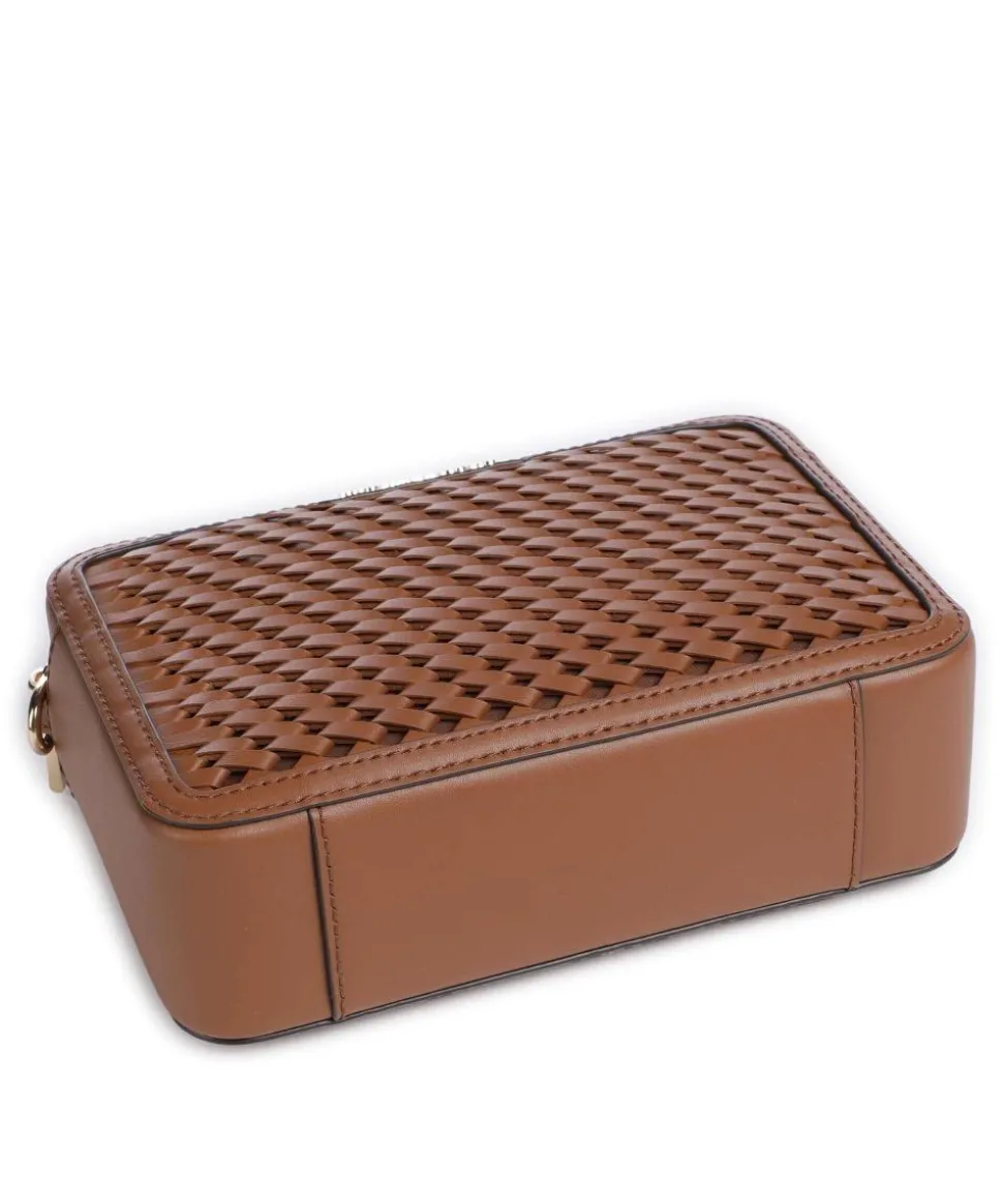 Jet Set Umhängetasche fein genarbtes Rindsleder braun