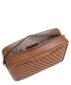Jet Set Umhängetasche fein genarbtes Rindsleder braun
