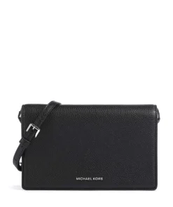 Jet Set Umhängetasche genarbtes Rindsleder schwarz