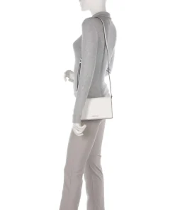 Jet Set Umhängetasche genarbtes Rindsleder weiß