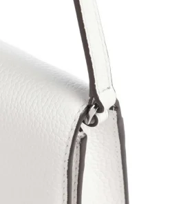Jet Set Umhängetasche genarbtes Rindsleder weiß