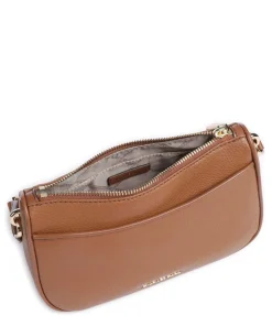 Jet Set Umhängetasche genarbtes Rindsleder braun