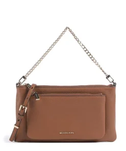 Jet Set Umhängetasche genarbtes Rindsleder braun