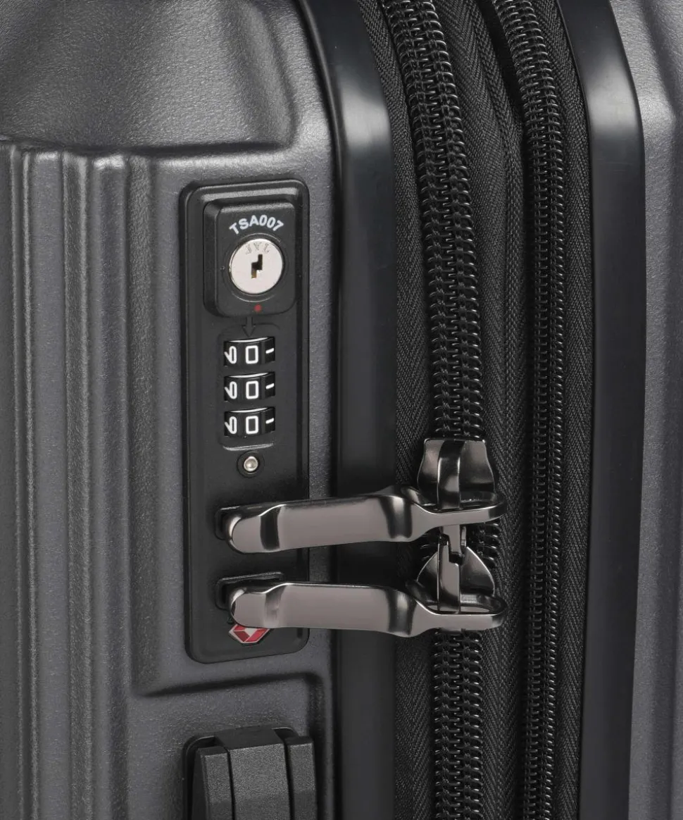 JH001A 4-Rollen Trolley dunkelgrau 55 cm