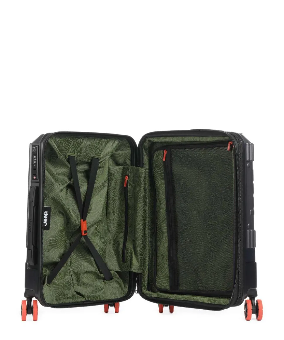 JH001A 4-Rollen Trolley dunkelgrau 55 cm