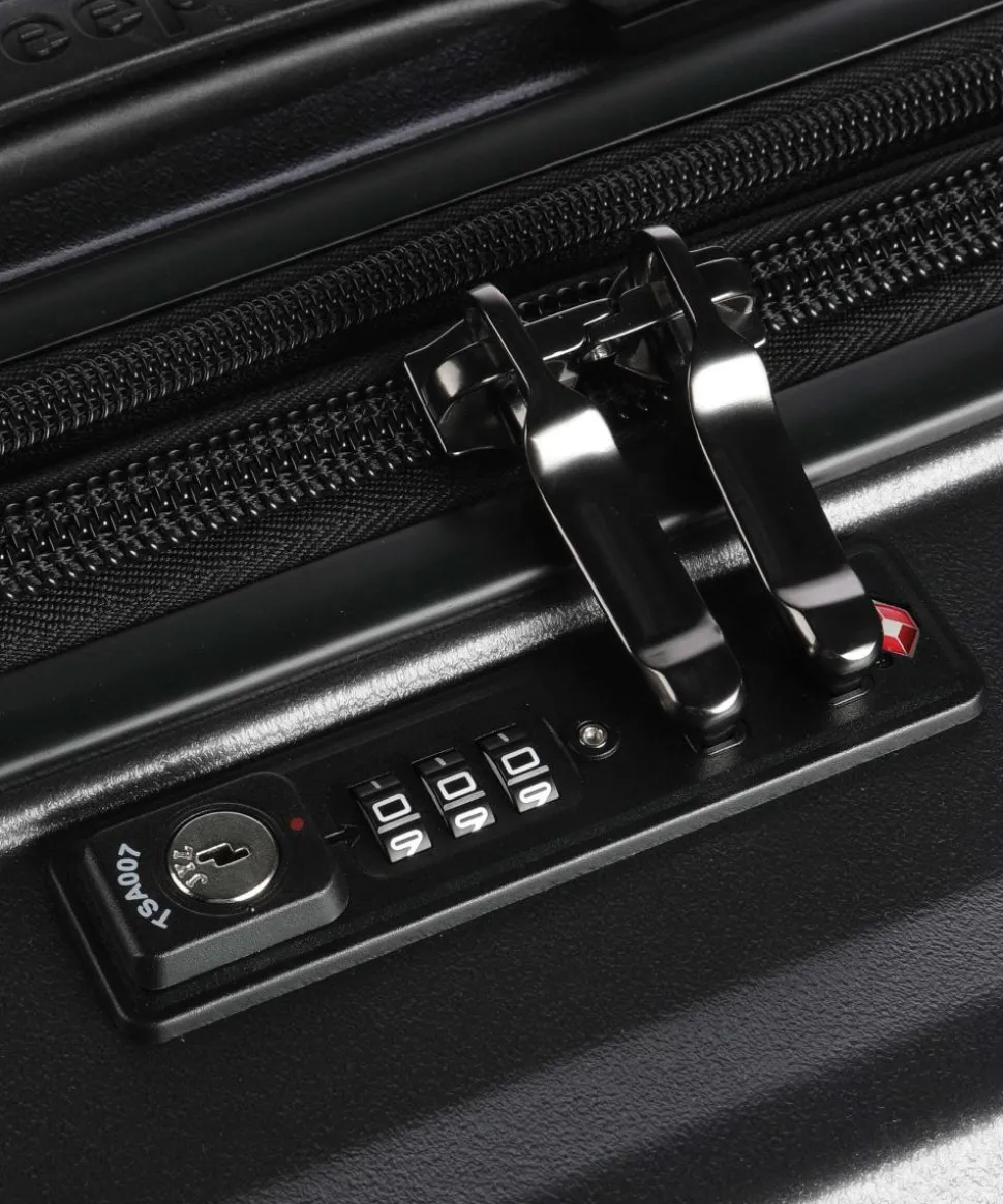 JH001A 4-Rollen Trolley dunkelgrau 80 cm