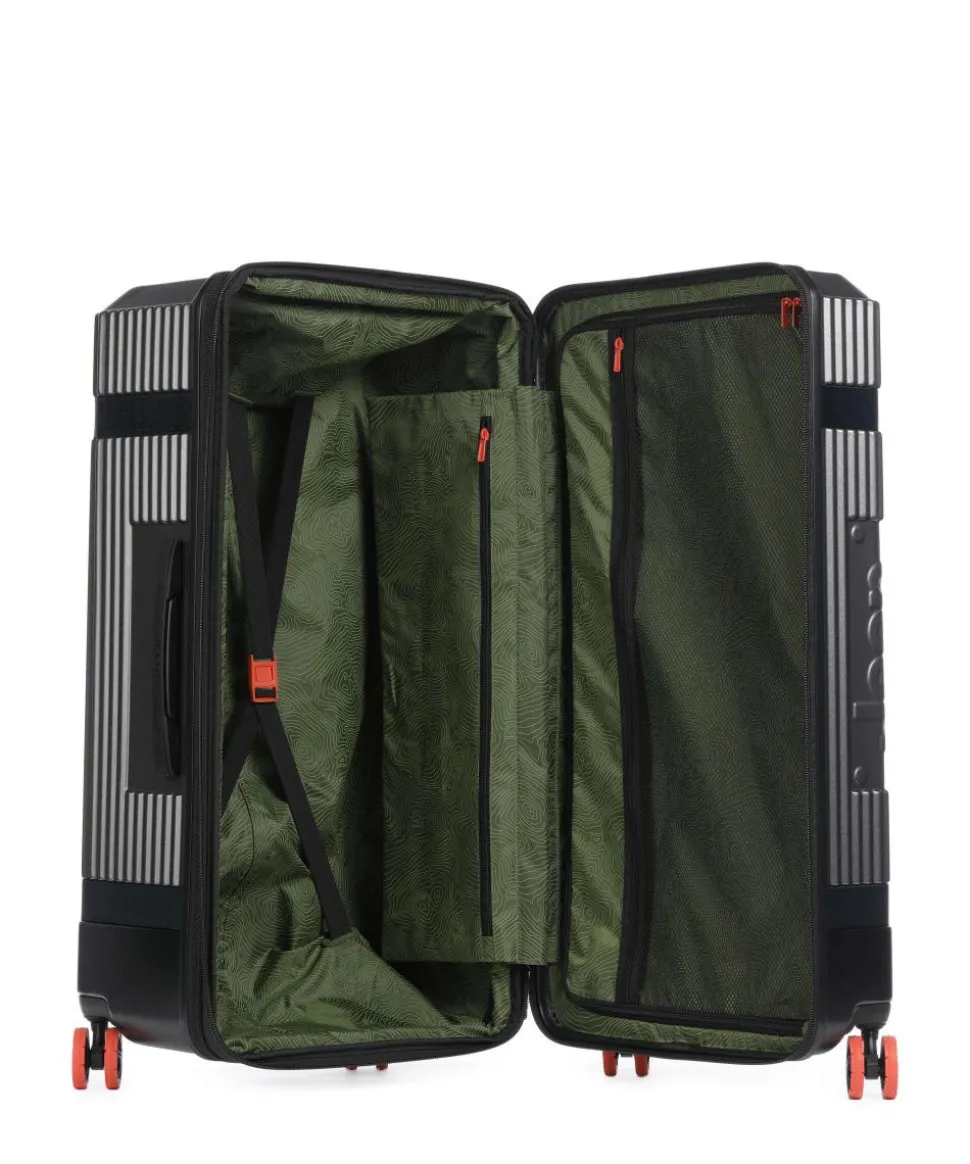 JH001A 4-Rollen Trolley dunkelgrau 80 cm