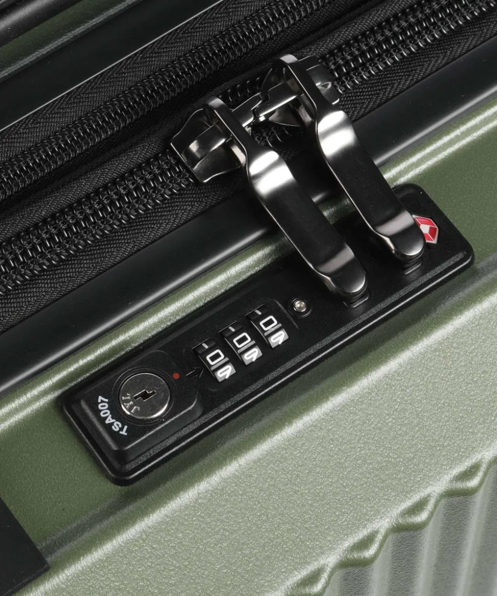 JH001A 4-Rollen Trolley grün 55 cm