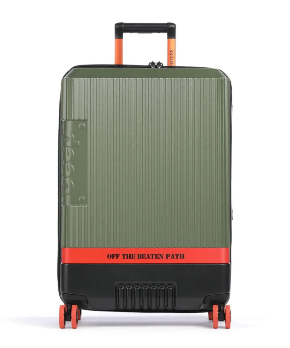 JH001A 4-Rollen Trolley grün 69 cm