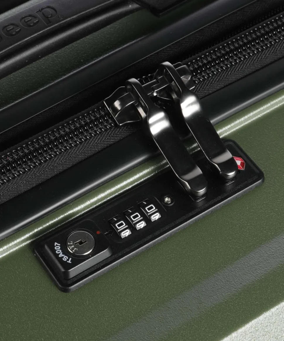 JH001A 4-Rollen Trolley grün 69 cm