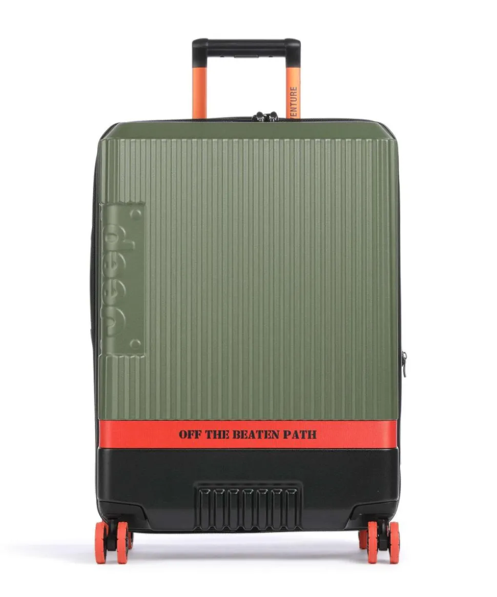 JH001A 4-Rollen Trolley grün 66 cm