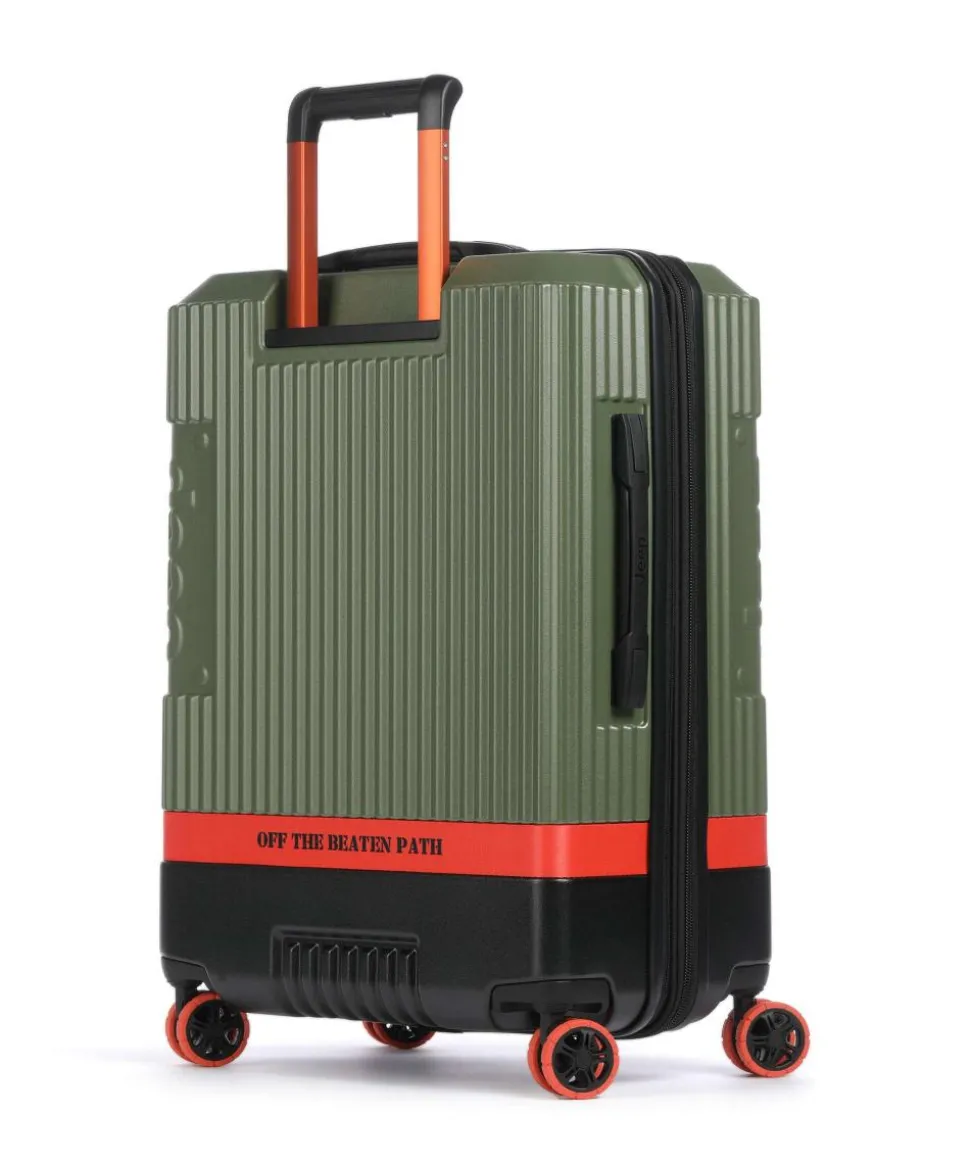 JH001A 4-Rollen Trolley grün 66 cm