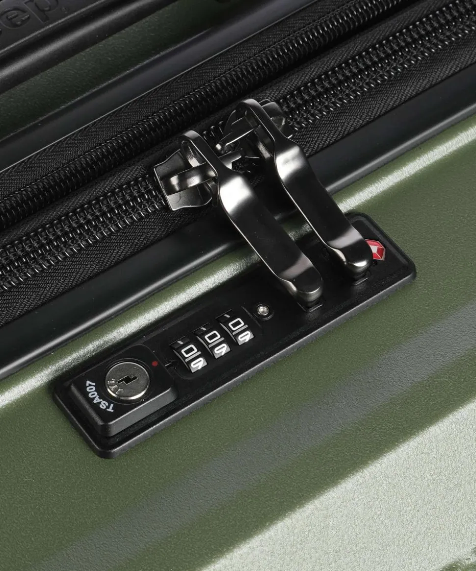 JH001A 4-Rollen Trolley grün 66 cm